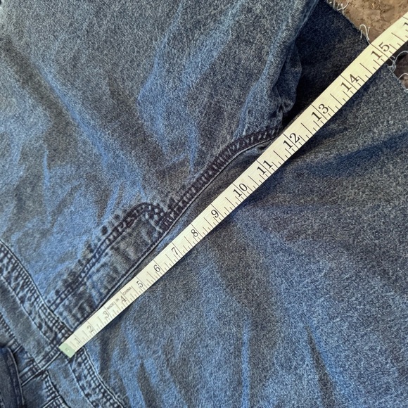 Tinseltown Blue Denim Overall shorts Size XL NWT - Picture 13 of 15
